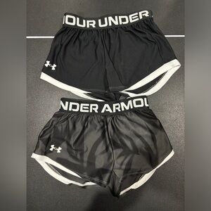 Under Armour Girls Shorts - set of two - size small